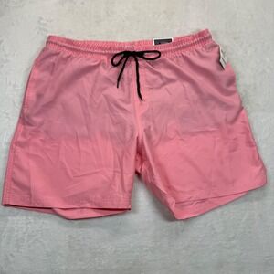 Club Room Swim Trunks Quick Dry 7" Inseam Pink‎ Sky XXL